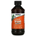 Liquid Iron 237 мл | Now Foods