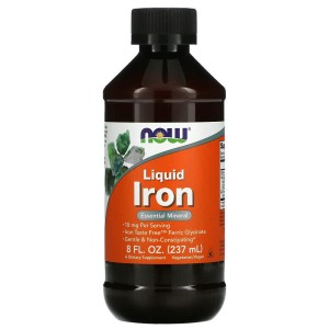 Liquid Iron 237 мл | Now Foods
