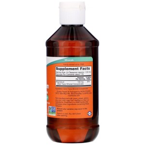 Liquid Magnesium with Trace Minerals 237 мл | Now Foods Liquid Magnesium with Trace Minerals 237 мл | Now Foods