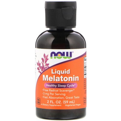Liquid Melatonin 3 mg 59 ml | Now Foods Liquid Melatonin 3 mg 59 ml | Now Foods