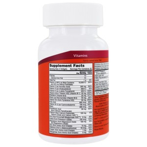 Течни Мултивитамини Liquid Multi Gels 60 дражета | Now Foods