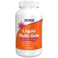 Течни Мултивитамини Liquid Multi Gels 180 дражета | Now Foods