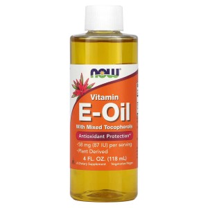 Liquid Vitamin E-Oil Mixed Tocopherols 118 мл | Now Foods