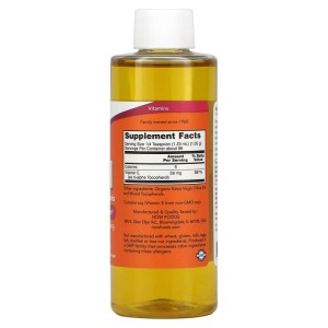 Liquid Vitamin E-Oil Mixed Tocopherols 118 мл | Now Foods