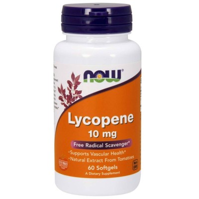 Lycopene 10 мг 60 дражета | Now Foods Подпомага сърцето Има противоракови свойства Притежава мощно антиоксидантно действие Помага при болести на очите Спомага обмяната на веществата Предотвратяв Lycopene 10 мг 60 дражета | Now Foods Подпомага сърцето Има 
