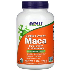 Maca Pure Powder 6:1 Concentrate 198 гр | Now Foods