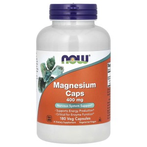 Magnesium Caps 400 мг 180 веге капсули | Now Foods