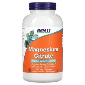 Magnesium Citrate 240 Веге Капсули | Now Foods Magnesium Citrate 240 Веге Капсули | Now Foods