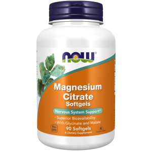 Magnesium Citrate 90 гел-капсули | Now Foods