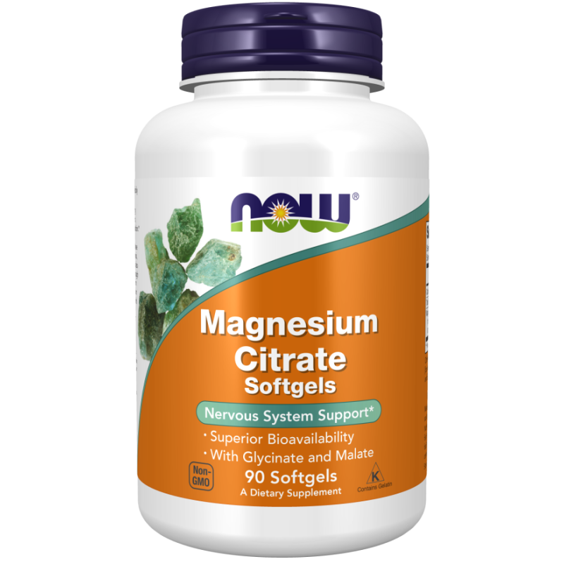 Magnesium Citrate 90 гел-капсули | Now Foods Magnesium Citrate 90 гел-капсули | Now Foods Помага за производството на енергия в клетките Ускорява метаболизма Стимулира работата на мускулите, нервите и кръвоносните съдове Нормализира кръвното н Magnesium Citrate 90 гел-капсули | Now Foods Помага за производството на енергия в клетките Ускорява метаболизма Стимулира работата на мускулите, нервите и кръвоносните съдове Нормализира кръвното налягане Magnesium Citrate 90 гел-капсули | Now Foods Пома