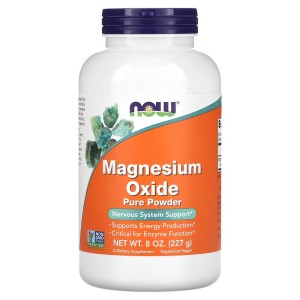 Magnesium Oxide Pure Powder 227 гр | Now Foods