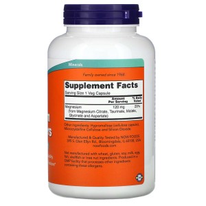 Magnesium Transporters 180 веге капсули | Now Foods