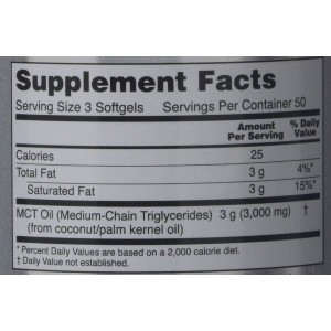 MCT Oil 1000 мг 150 гел-капсули | Now Foods MCT Oil 1000 мг 150 гел-капсули | Now Foods