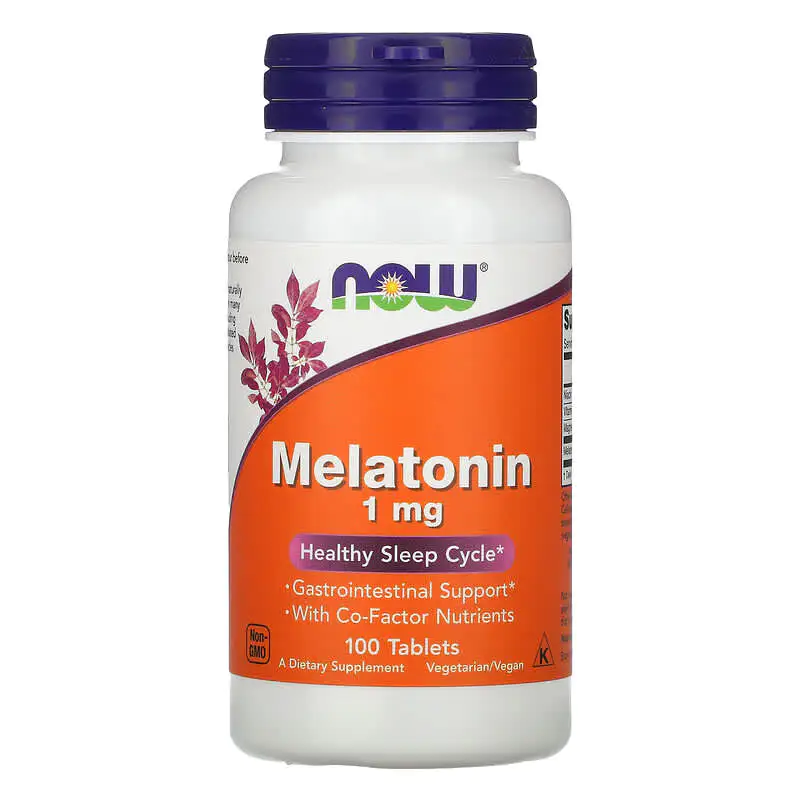 Melatonin 1 мг 100 таблетки | Now Foods Melatonin 1 мг 100 таблетки | Now Foods
