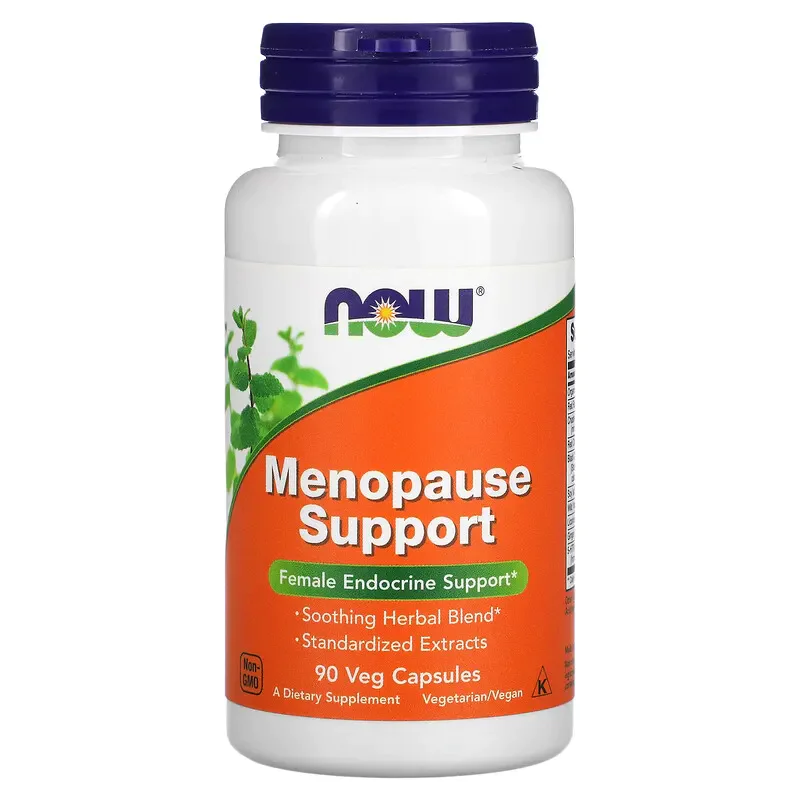 Menopause Support 90 веге капсули | Now Foods Menopause Support 90 веге капсули | Now FoodsУспокоява симптомите на ПМС и менопаузата
Допринася за поддържането на женския хормонален баланс в менопаузата
Особено ефективен при горещи вълни, нощно Menopause Support 90 веге капсули | Now Foods Успокоява симптомите на ПМС и менопаузата Допринася за поддържането на женския хормонален баланс в менопаузата Особено ефективен при горещи вълни, нощно изпотяван Menopause Support 90 веге капсули | Now Foods