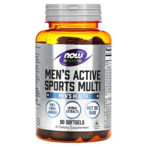 Men's Active Sports Multi 90 гел-капсули | Now Foods