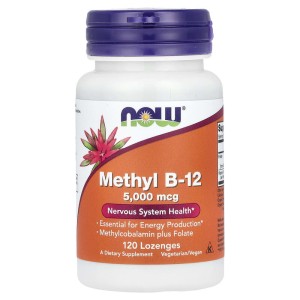 Метил B-12 5000 мкг 120 дражета | Now Foods