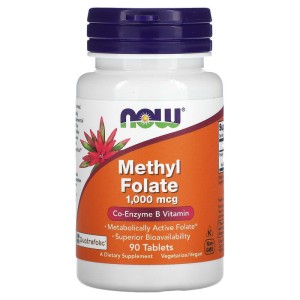 Methyl Folate 1000 мкг 90 таблетки | Now Foods