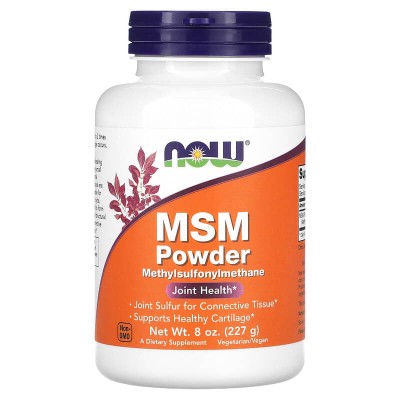 MSM Powder 227 гр | Now Foods