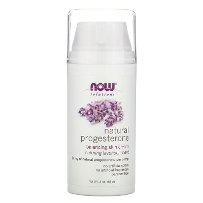 Natural Progesterone Cream Lavender 85 гр | Now Foods Облекчава симптомите при менопауза Благоприятства върху фунциите на щитовидната жлеза Натурален източник на естествен прогестерон  Пр Natural Progesterone Cream Lavender 85 гр | Now Foods Облекчава сим