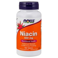Niacin 500 мг 100 таблетки | Now Foods