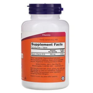 Niacin 500 мг 100 таблетки | Now Foods