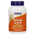 Omega 3-6-9 1000 мг 100 дражета | Now Foods