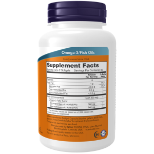 Omega-3 Mini Gels 180 гел-капсули | Now Foods