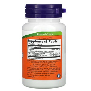 Масло от Риган 90 гел капсули | 55% Карвакрол | Now Foods