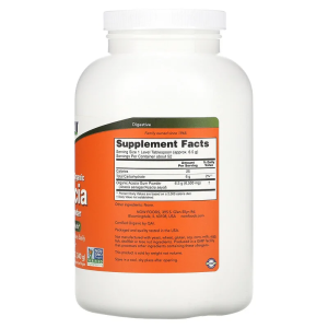 Organic Acacia Pure Powder 340 гр | Now Foods Organic Acacia Pure Powder 340 гр | Now Foods