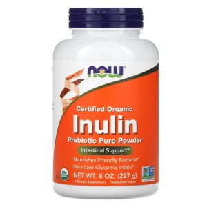 Инулин Пребиотик 100% Органичен 227 гр | Now Foods