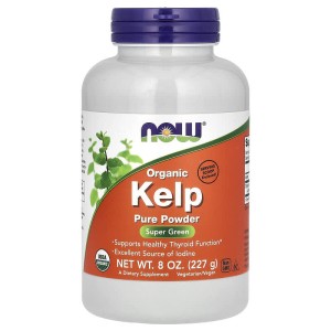Organic Kelp Pure Powder 227 гр | Now Foods