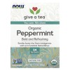 Organic Peppermint Tea 30 пакетчета | Now Foods