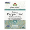 Organic Peppermint Tea 30 пакетчета | Now Foods