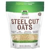 Organic Steel Cut Oats 907 гр | Now Foods
