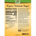Organic Turbinado Sugar 1134 гр | Now Foods