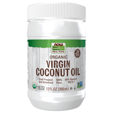 Organic Virgin Coconut Oil 355 гр | Now Foods