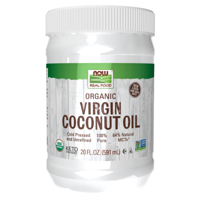 Organic Virgin Coconut Oil 591 гр | Now Foods Organic Virgin Coconut Oil 591 гр | Now Foods