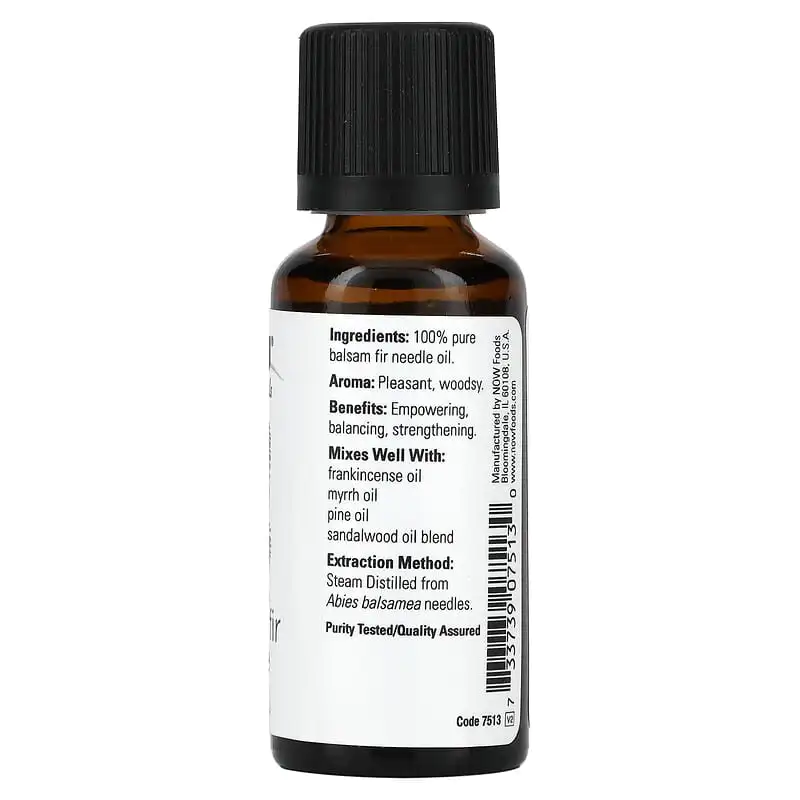 100% Pure Balsam Fir Needle Oil 30 мл | Now Foods 100% Pure Balsam Fir Needle Oil 30 мл | Now Foods