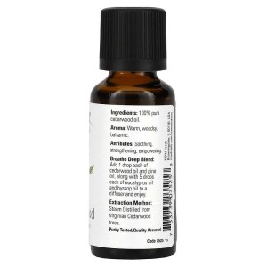 100% Pure Cedarwood Oil 30 мл | Now Foods