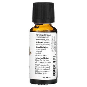 100% Pure Cinnamon Cassia Oil 30 мл | Now Foods