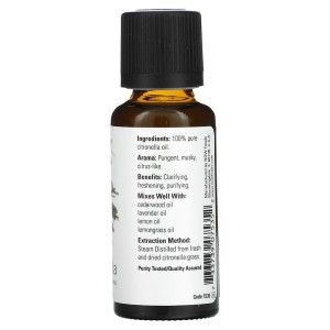100% Pure Citronella Oil 30 мл | Now Foods