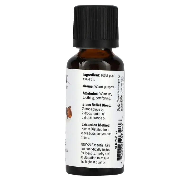 100% Pure Clove Oil 30 мл | Now Foods 100% Pure Clove Oil 30 мл | Now Foods