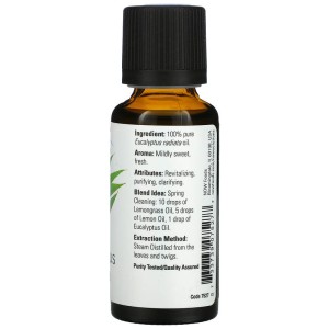 100% Pure Eucalyptus Radiata Oil 30 мл | Now Foods 100% Pure Eucalyptus Radiata Oil 30 мл | Now Foods