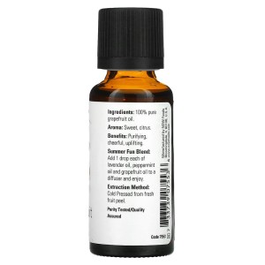100% Pure Grapefruit Oil 30 мл | Now Foods