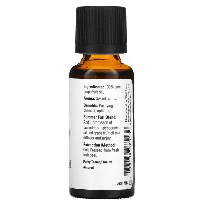 100% Pure Grapefruit Oil 30 мл | Now Foods