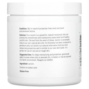 100% Pure Lanolin 198 гр | Now Foods