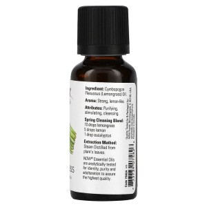 100% Pure Lemongrass Oil 30 мл | Now Foods