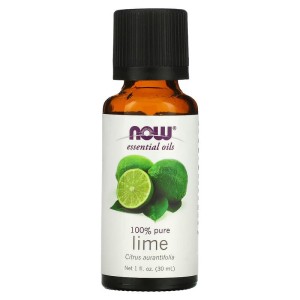 100% Pure Lime Oil 30 мл | Now Foods