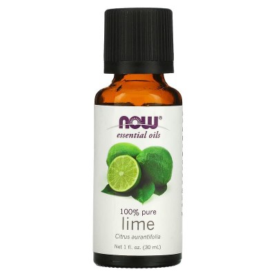 100% Pure Lime Oil 30 мл | Now Foods